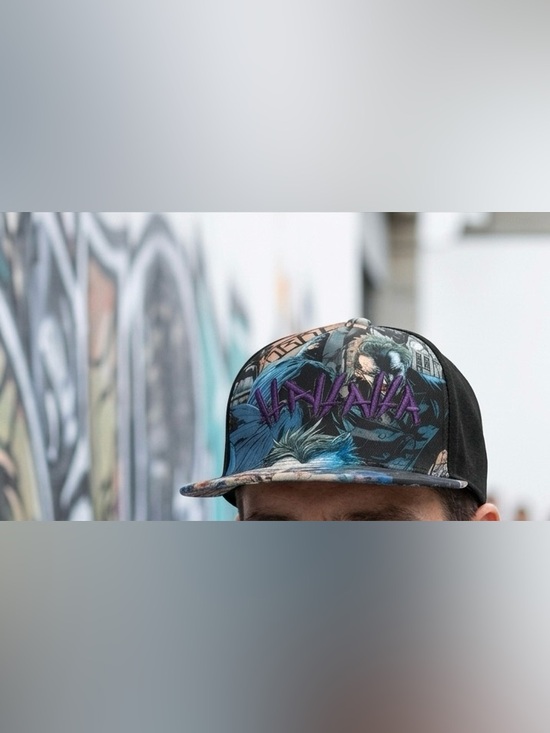 Other - DC Comics Joker "HAHAHA" Arkham Snapback Hat